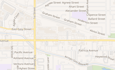 map of 665 E Los Angeles Ave Suite A3 Simi Valley, CA 93065