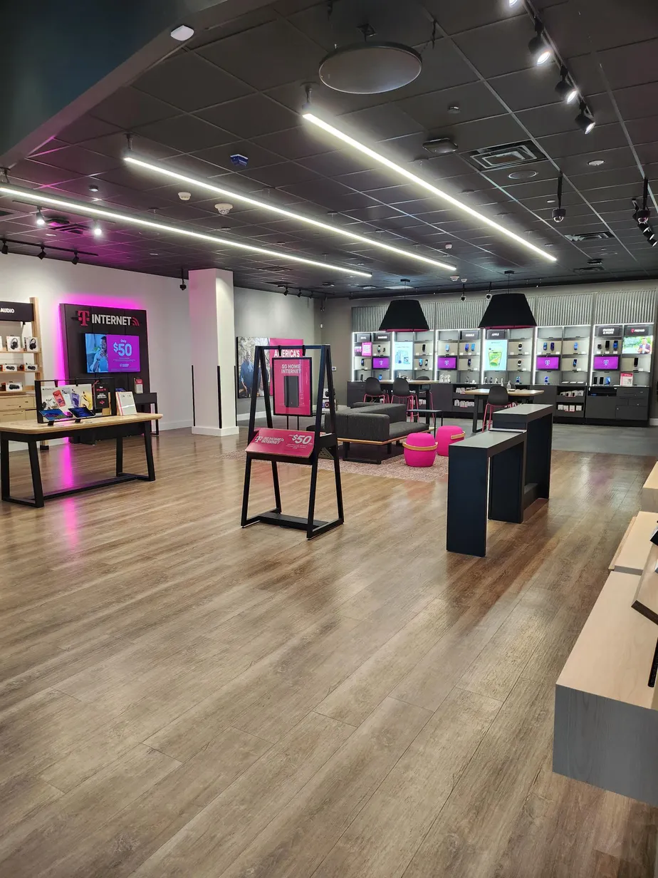 Interior photo of T-Mobile Store at Connecticut Post Mall, Milford, CT