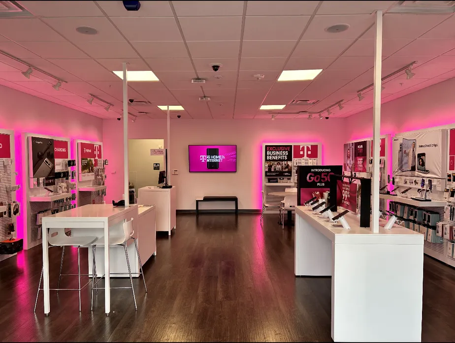 Interior photo of T-Mobile Store at Mississippi Ave & W Cedar St, Atoka, OK