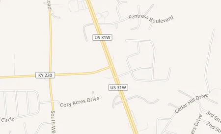 map of 5985 N Dixie Highway Elizabethtown, KY 42701