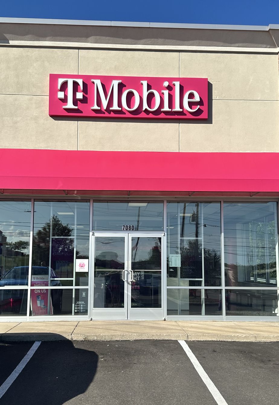  Exterior photo of T-Mobile Store at Peach St & Keystone Dr, Erie, PA 