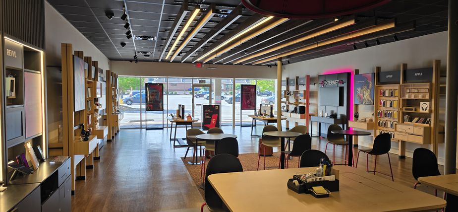 Interior photo of T-Mobile Store at Stratford Rd & Lower Mall Dr, Winston-Salem, NC