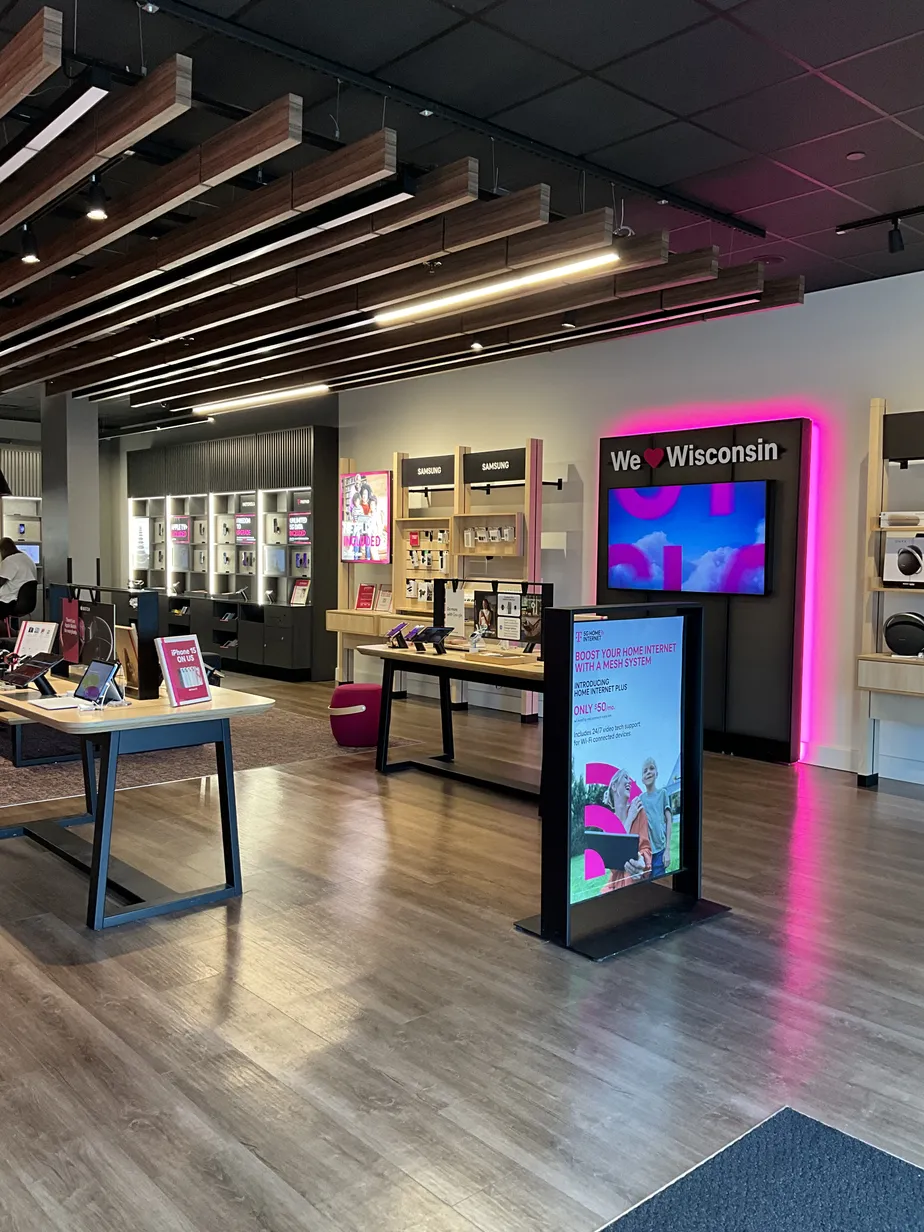  Interior photo of T-Mobile Store at 77th St & 76th St, Pleasant Prairie, WI 