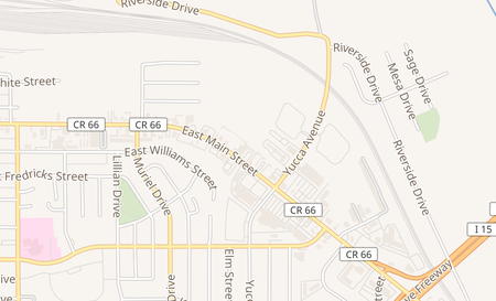 map of 1251 E Main St Ste 3 Barstow, CA 92311