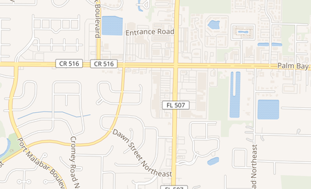 map of 4700 Babcock Street NE, Unit 18 Palm Bay, FL 32905