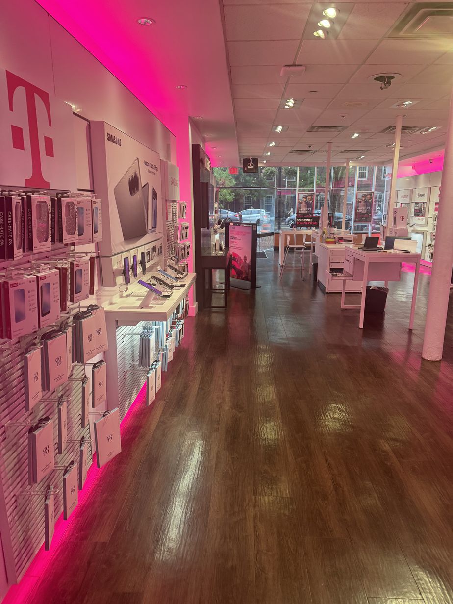 Interior photo of T-Mobile Store at Harvard Square, Cambridge, MA