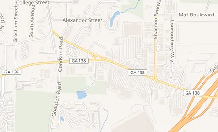 map of 4780 Jonesboro Rd #C Union City, GA 30291