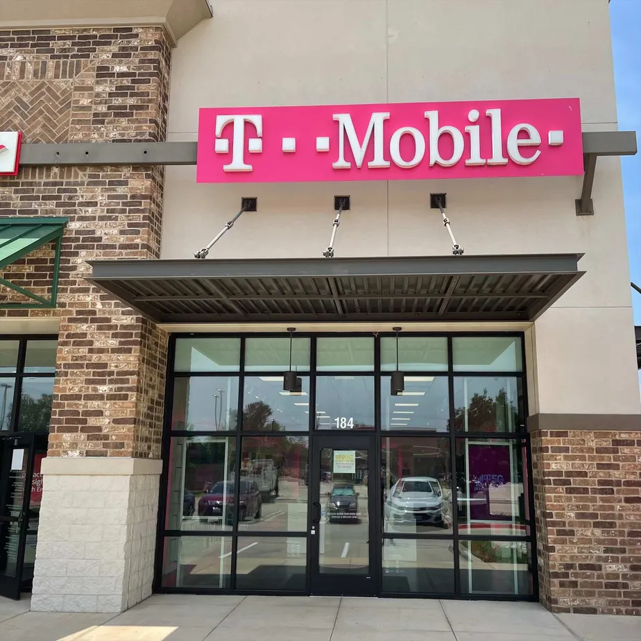 Exterior photo of T-Mobile Store at Teasley & Hickory Creek, Denton, TX