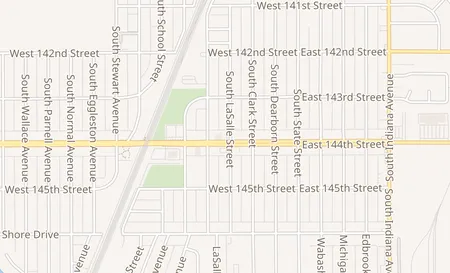 map of 151 W. 144th Street Riverdale, IL 60827