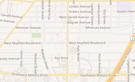 map of 6635 S. Zarzamora San Antonio, TX 78211