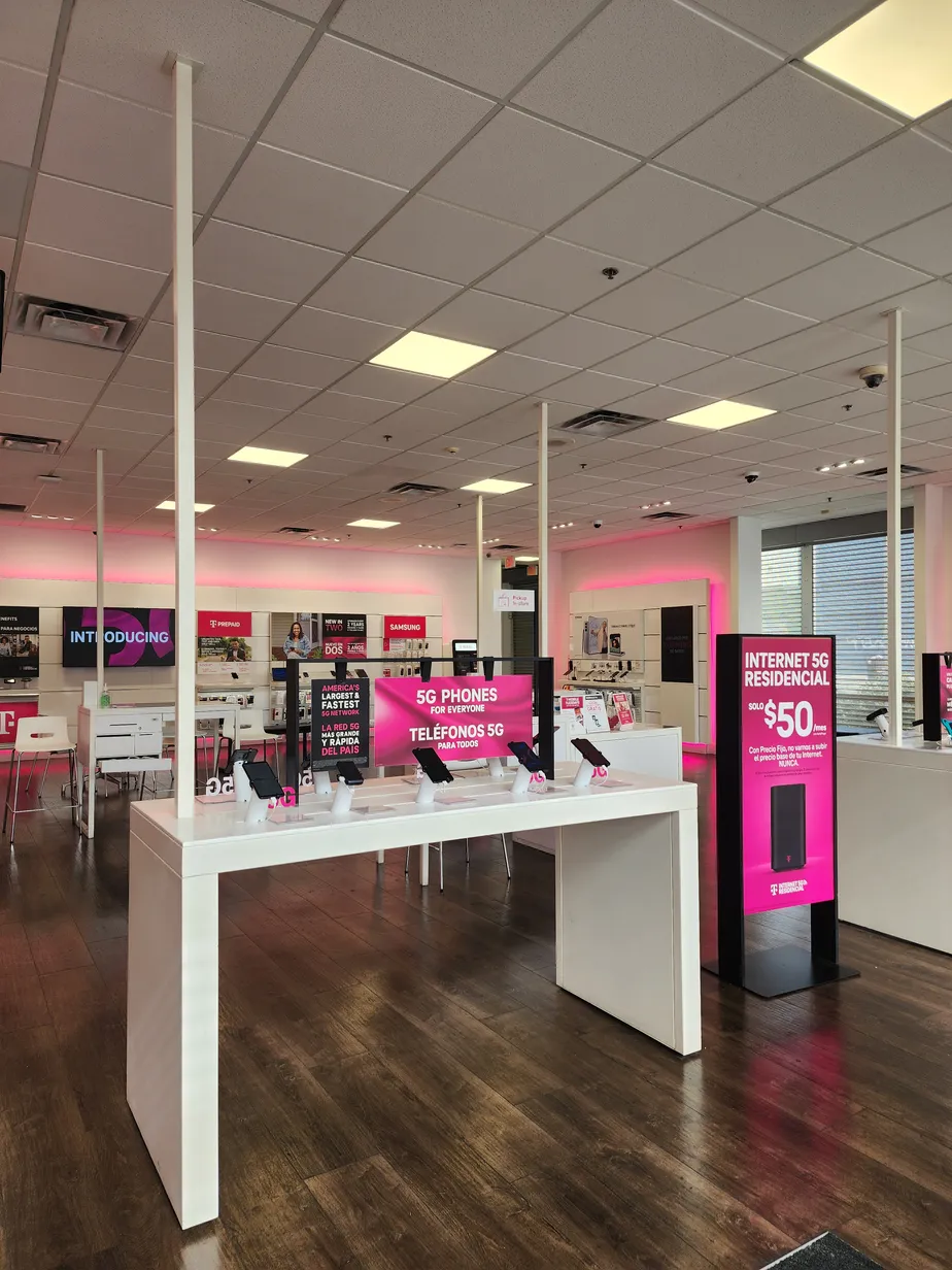 Interior photo of T-Mobile Store at Santa Monica & Western, Los Angeles, CA