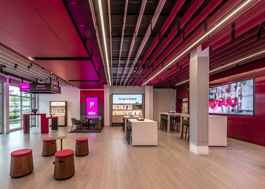 Interior photo of T-Mobile Store at 192nd & SR 410, Bonney Lake, WA