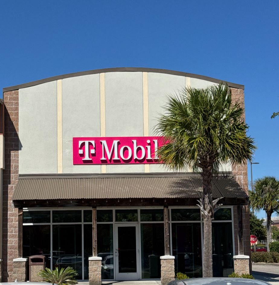 Exterior photo of T-Mobile Store at Coastal Grand Crossing, Myrtle Beach, SC
