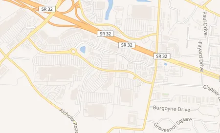 map of 4394 Eastgate Square Drive 1750 Cincinnati, OH 45245