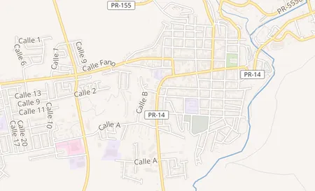 map of 2 Calle Rodriguez Hidalgo Coamo, PR 00769
