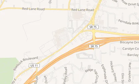 map of 9098 D parkway east Birmingham, AL 35206