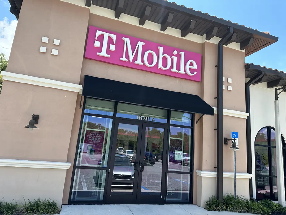 Exterior photo of T-Mobile Store at Tamiami Trail & Bulb Lane, Estero, FL