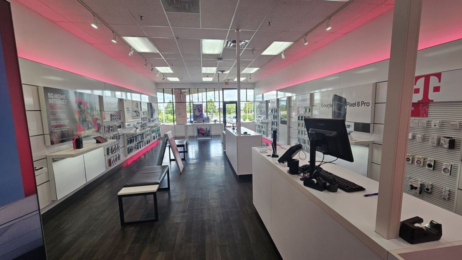 Interior photo of T-Mobile Store at Capitol Dr & Meadowcreek Dr, Pewaukee, WI