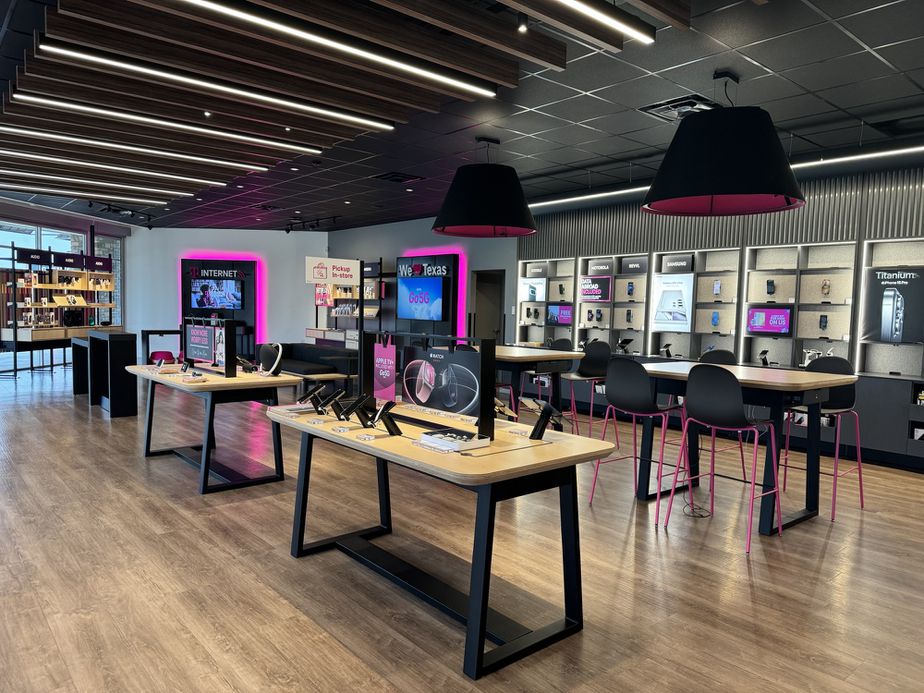 Interior photo of T-Mobile Store at Market East, Mesquite, TX