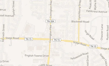 map of 3024 Covington Pike Ste-6 Memphis, TN 38128