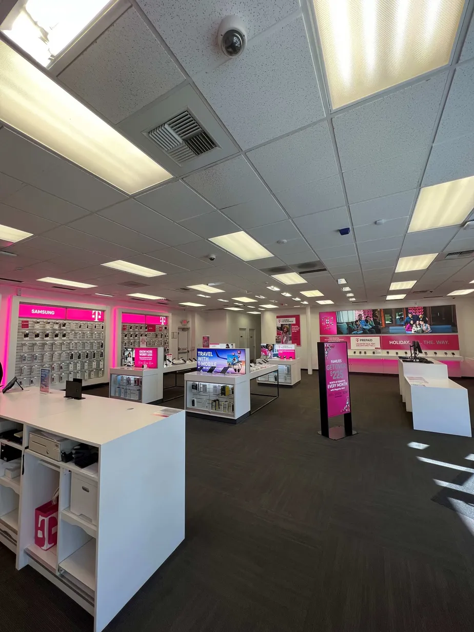Interior photo of T-Mobile Store at Rainbow & Spring Mountain, Las Vegas, NV