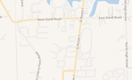 map of 1103 N Main St Paris, IL 61944