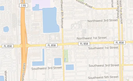map of 730 W Hallandale Beach Blvd Ste 112 Hallandale Beach, FL 33009