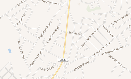 map of 2412 East Broadway Ave Maryville, TN 37804