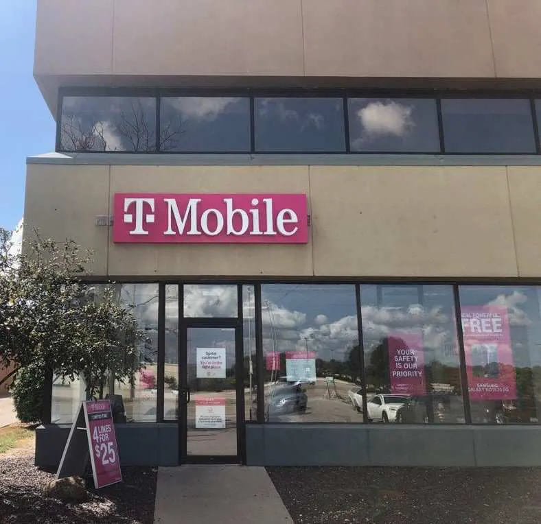 Exterior photo of T-Mobile store at Sterling Ave & N Rockwood Dr, Peoria, IL