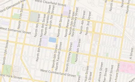 map of 2740 N 5th St Philadelphia, PA 19133
