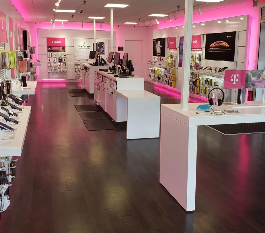 Interior photo of T-Mobile Store at Diamond Hill Rd & Mendon Rd, Woonsocket, RI