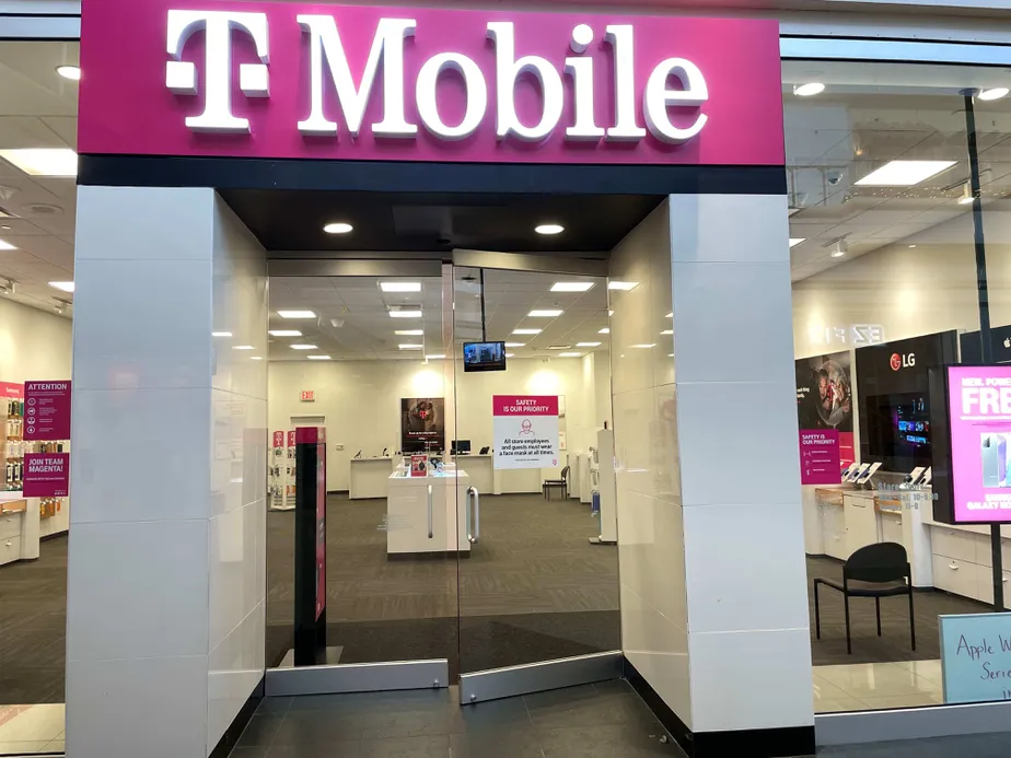Exterior photo of T-Mobile store at Mall At Bay Plaza 3, Bronx, NY