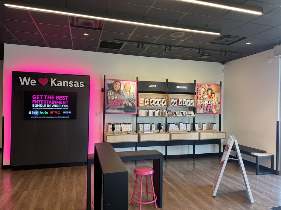 Interior photo of T-Mobile Store at Shawnee Mission Pkwy & Lackman, Shawnee, KS
