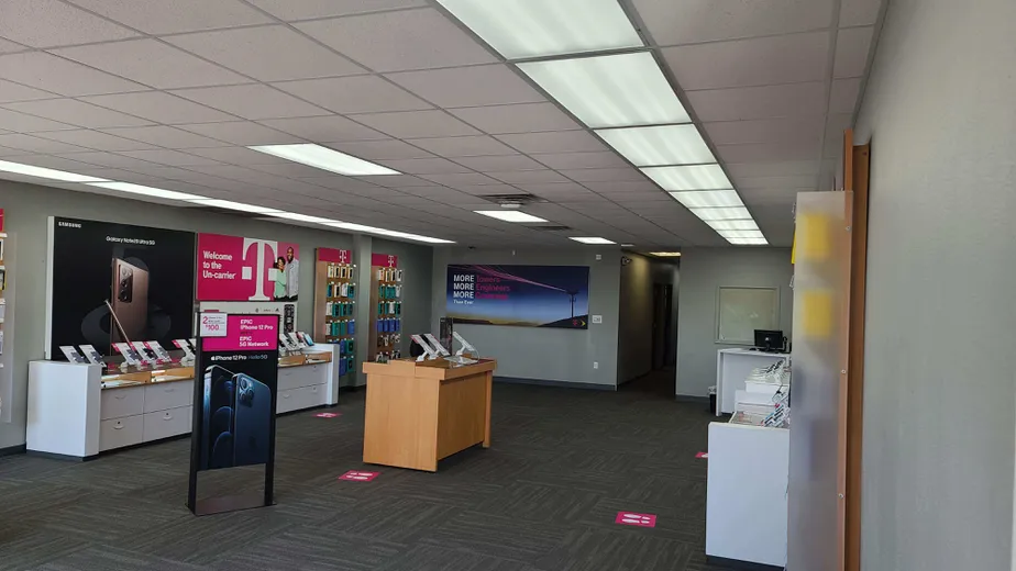 Interior photo of T-Mobile Store at Asbury Rd & Holiday Dr, Dubuque, IA