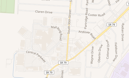 map of 771 S 30th St Heath, OH 43056
