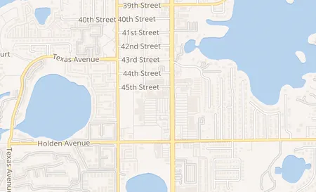 map of 4510 S Orange Blossom Trail Orlando, FL 32839