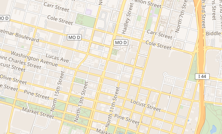 map of 8626 Natural Bridge Road Saint Louis, MO 63121