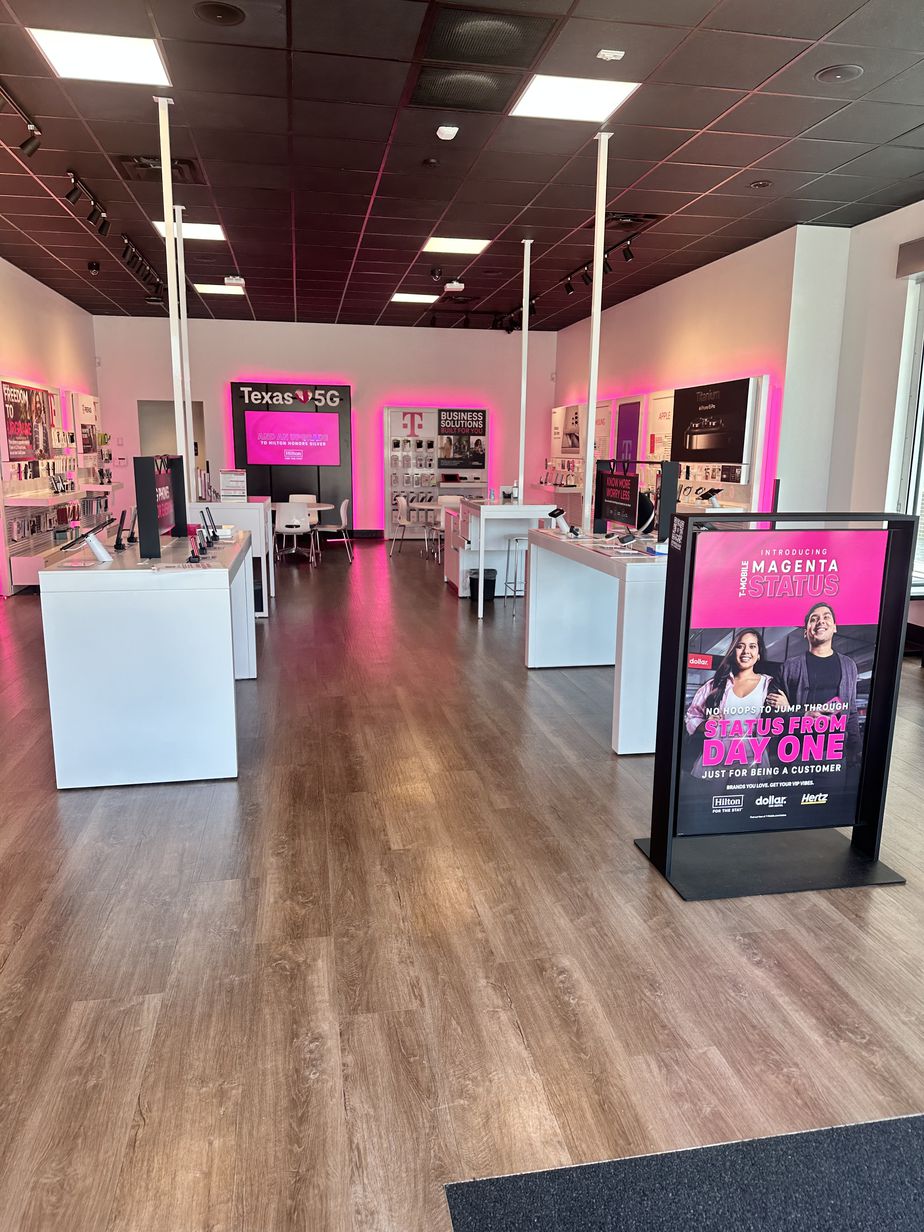 Interior photo of T-Mobile Store at Hwy 380 & Hollyhock, Frisco, TX