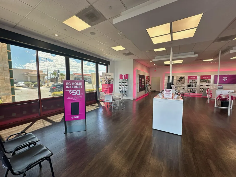 Interior photo of T-Mobile Store at Bear Valley Rd & Hesperia, Hesperia, CA