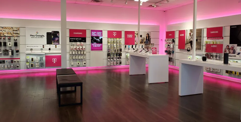 Interior photo of T-Mobile Store at Market St & Cypress Pond Way, Wilmington, NC