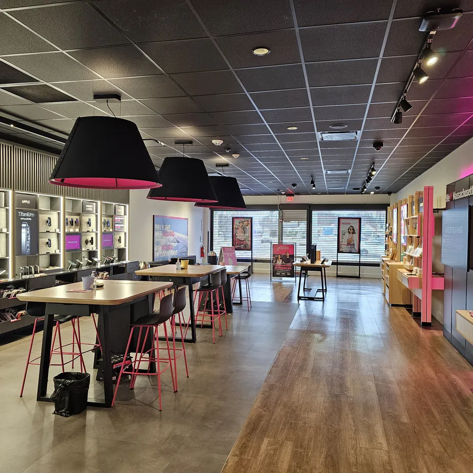  Interior photo of T-Mobile Store at Worcester & Caldor, Framingham, MA 