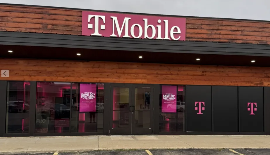  Exterior photo of T-Mobile Store at Marshall Town Center, Marshall, MI 
