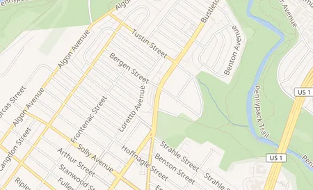 map of 8346 Bustleton Ave Philadelphia, PA 19152