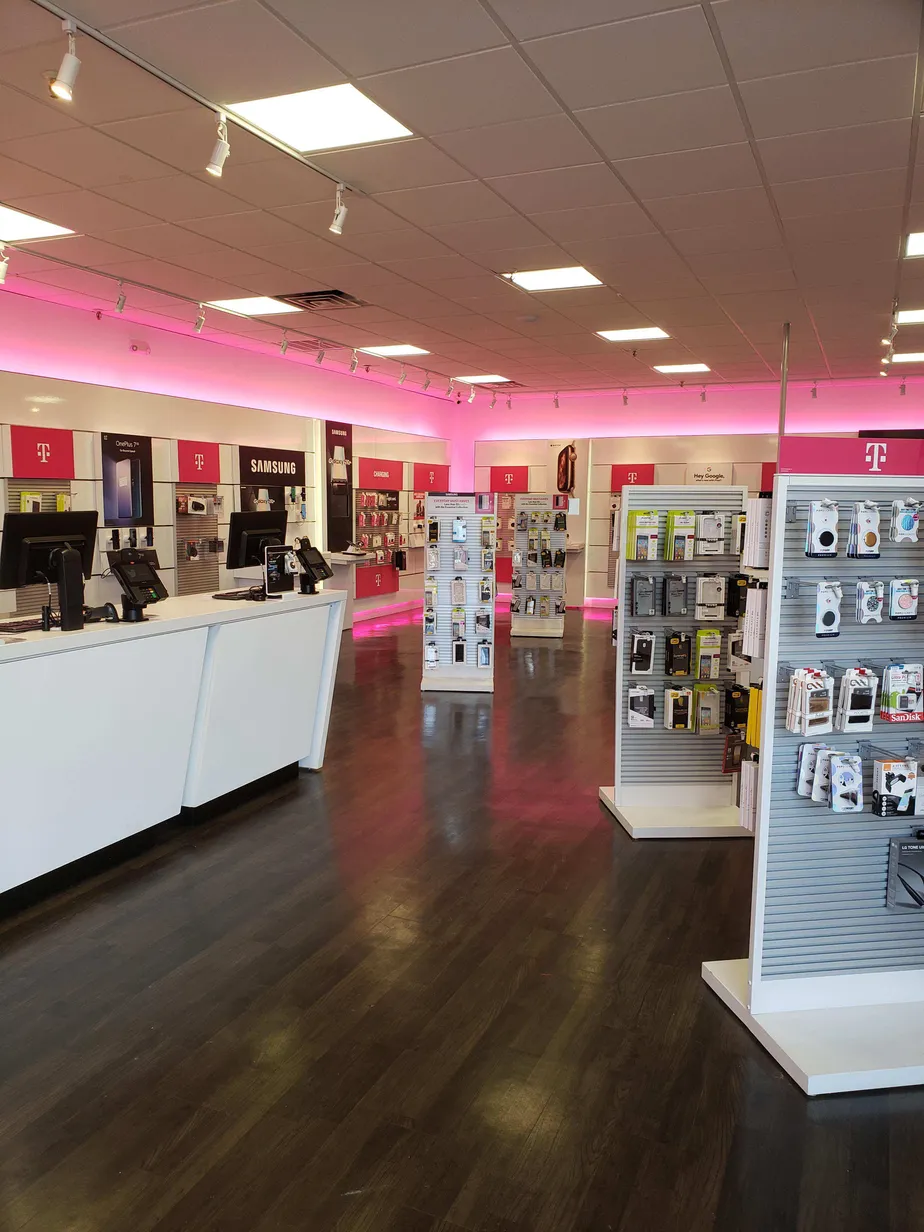 Interior photo of T-Mobile Store at Prince Of Orange Mall, Orangeburg, SC