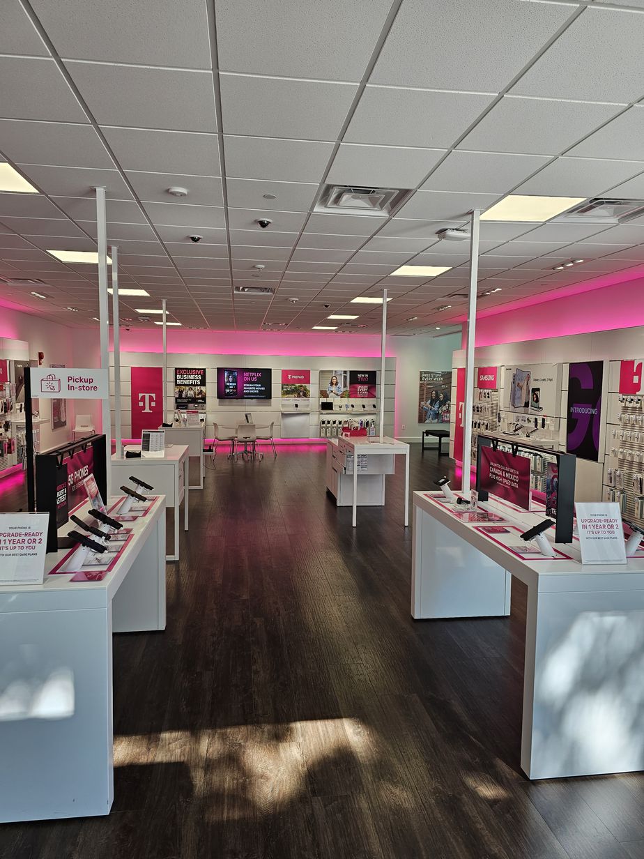Interior photo of T-Mobile Store at K Street NW & 18th, Washington, DC