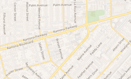map of 13940 Ramona Blvd Baldwin Park, CA 91706