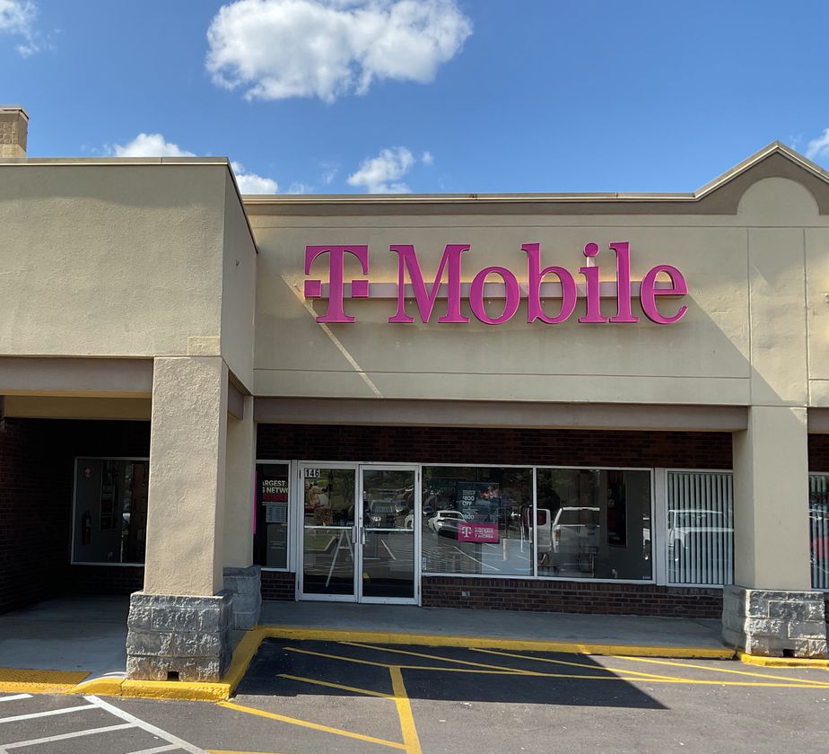 Exterior photo of T-Mobile Store at Charles Town Plaza, Charles Town, WV