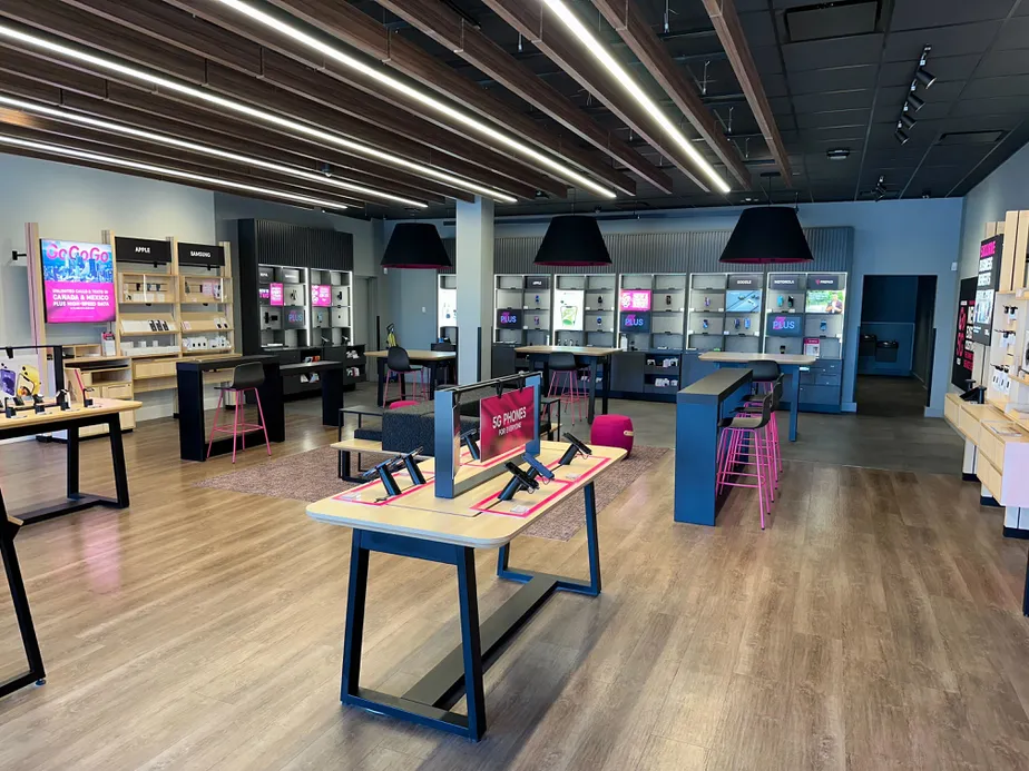 Interior photo of T-Mobile Store at Lindell Market Place, Saint Louis, MO