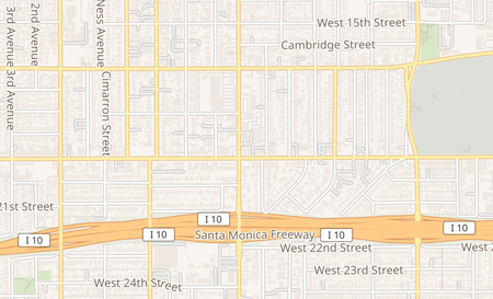map of 1872 S. Western Ave Los Angeles, CA 90006
