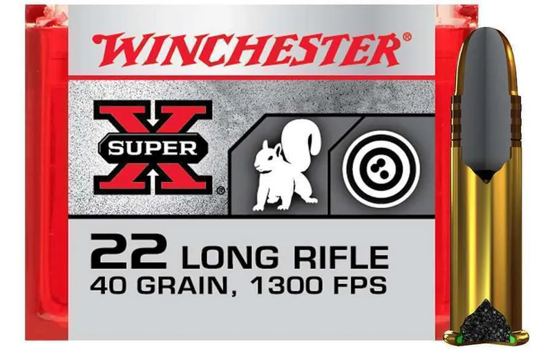 Winchester Super-X .22 LR, 40 Grain RNCP - 100 Rounds X22LRSS1 - Winchester